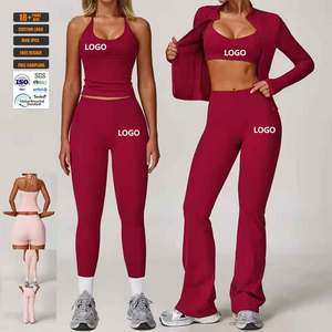Set Sportivo da 6 Pezzi per <span class=keywords><strong>Donna</strong></span>, Abbigliamento da Palestra e Yoga, Completo Sportivo con Effetto Push-up, Alta Resistenza, Vendita all'Ingrosso - Product Image 1