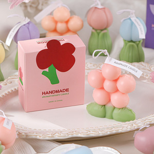 Velas aromáticas elegantes al por mayor, velas románticas con forma de pareja y flores para decoración ambiental - Product Image 4