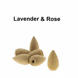 Cônes d'encens à reflux de lavande naturelle et de rose approvisionnement en gros de la meilleure marque (blanc) - Product Image 1