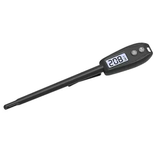 Termometer daging gaya pena baru, dengan pemeriksaan panjang untuk Oven panggang dapur BBQ pengasap termometer makanan Rotisserie