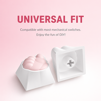 Keycap artisanal personnalisé, amélioration du clavier mécanique, décoration de bureau Kawaii, jouet tactile anti-stress, cadeau unique pour joueuse