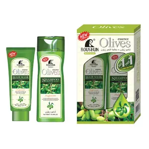 Ensemble ROUSHUN ALOE VERA après-shampooing + traitement à l'olive