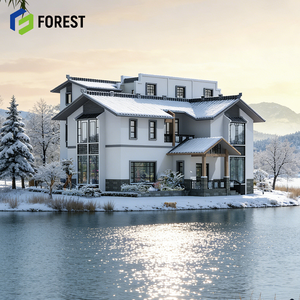 Villa modulaire en acier léger au design primé, portes et fenêtres en aluminium, garantie 5 ans, conçue par un architecte, préfabriquée, moderne et luxueuse - Product Image 1