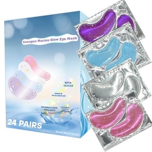 Patchs pour les yeux en or en gros OEM/ODM – Coussinets en gel de collagène colorés enrichis pour les cernes - Product Image 1