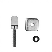 Vis à écrou carré en acier inoxydable 316 personnalisée pour aileron de planche de surf, longboard et SUP, anti-corrosion, matériel pour sports nautiques