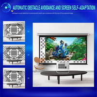 Projecteur intelligent Topleo Android 14 8K 4K 1080P 2 Go de RAM 3D Mini projecteur portable Android Projecteur domestique 1080p