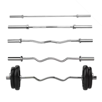 Barre d'haltères olympique professionnelle de haute qualité 2,2 m pour l'entraînement musculaire, les squats et les poids libres
