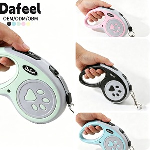 Heavy Duty Nylon Telescopic <b>Pet</b> <b>Leash</b> with One Button Brake, Custom Retractable Walking Rope for Small to Medium <b>Pets</b> - Product Image 5