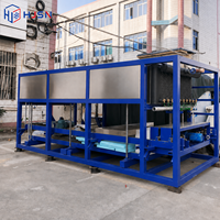 Machine à glaçons industrielle entièrement automatique de grande capacité, refroidie par eau, pour usage commercial