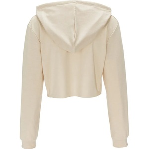 Sudadera Corta con Capucha para Mujer, de Felpa Francesa, de Algodón, Manga Larga, con Logotipo Personalizado, Estilo Urbano - Product Image 4