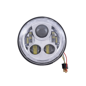 Yongjin moto 7 "faro cromato per Honda <span class=keywords><strong>Hornet</strong></span> 250 600 <span class=keywords><strong>900</strong></span> VTR CB 400 500 1300 - Product Image 2