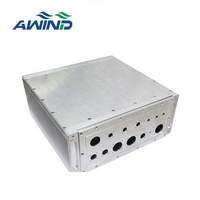 Couvercle de dissipateur thermique d'amplificateur de boîtier anodisé par extrusion en aluminium de haute qualité boîtier de dissipateur thermique extrudé fabricant 100x60x15mm