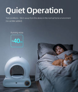 Arenero Inteligente para Gatos con Limpieza Automática, Inodoro para Gatos <span class=keywords><strong>de</strong></span> 65L, Bandeja Grande con Función Desodorizante y Desinfectante - Product Image 6