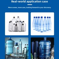 Équipement de soufflage de bouteilles en plastique personnalisé pour seaux en PET de 15 L à usage unique, application pour bouteilles en plastique, garantie d'un an, 380 V, fabricant chinois, 5 m