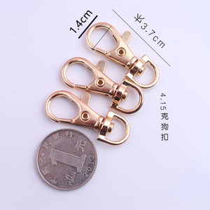 DIY anahtarlıklar aksesuarları yapma altın döner ıstakoz kanca klipler anahtar kancası anahtar zincirleri istakoz pençe bölünmüş anahtarlık bulgular klipsler - Product Image 2