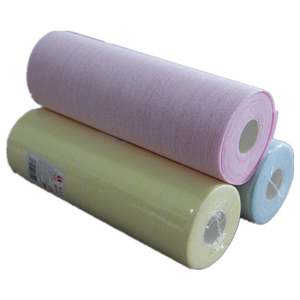 Chiffons de nettoyage réutilisables lingettes de lavage de la vaisselle rouleaux d'essuie-tout non tissés chiffons de cuisine lavables à usage multiple - Product Image 5