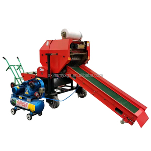 Machine à ensiler le maïs carré avec moteur, capacité de 50-60 balles/heure, presse à balles de paille, vente directe usine, ensileuse incluse - Product Image 6