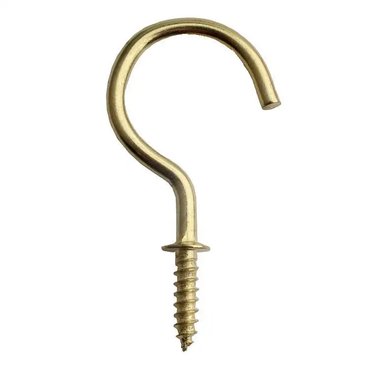 DIY hardware Jewelry accessories golden self-tapping screw hook