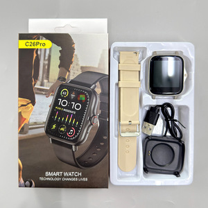 Smartwatch C26 <span class=keywords><strong>Pro</strong></span> all'ingrosso per uomo e donna, alla moda, impermeabile IP67, orologio sportivo intelligente C26pro - Product Image 3
