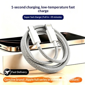 <span class=keywords><strong>Cable</strong></span> de Carga Rápida Tipo-C de <span class=keywords><strong>2</strong></span> <span class=keywords><strong>Metros</strong></span> para iPhone 15, <span class=keywords><strong>Cable</strong></span> de Datos con Trenzado de Nailon PD de 60 W, Compatible con Carga Rápida - Product Image 2