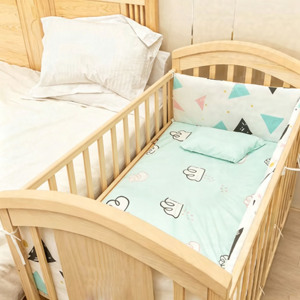 Cuna de Madera Multifuncional 3 en 1 con Almacenamiento para Dormitorio, Sala de Estar, Escuela - Product Image 2