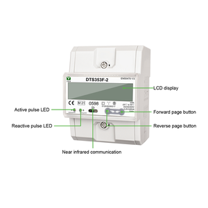 Medidor de Pulso Eléctrico Trifásico de 4 Modelos YTL DTS353F 50HZ para Riel DIN con Múltiples <span class=keywords><strong>Tarifas</strong></span> - Product Image 4