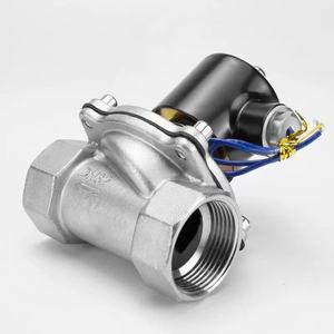 220V AC Elektrische hoogdebiet koperen magneetklep IP65 Tweeweg voor water en perslucht - Product Image 2