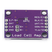 Placa de amplificador de celda de carga de conversión A/D de 24 bits HX711, sensor de peso tipo ICS