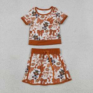 Conjuntos de Ropa de Yoga para Niñas, Faldas de Equipos de Fútbol, Trajes de Animadoras, Ropa Deportiva de Moda Infantil al por Mayor, Disponible en Stock - Product Image 5