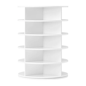 OEM Vietnam Furniture High Quality Modern Design 360 Rotating <b>Shoe</b> Cabinet with 5-Tiers and 20 Pairs for Living Room Bedroom - Product Image 2