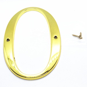 Numéros and lettres pour porte d'entrée, en laiton ou plaqué argent, pour appartement, maison, bureau, 100 pièces - Product Image 4