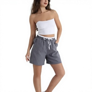 Shorts de sport pour femmes Ever Glow, taille mi-haute, respirants, en polyester/coton, avec cordon de serrage, séchage rapide, écologiques, colorés, tendance - Product Image 1
