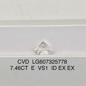 Moissanita suelta de diamante VVS creada en laboratorio con corte brillante redondo, precio al por mayor, disponible en colores rosa, azul, Morado, verde y blanco - Product Image 2