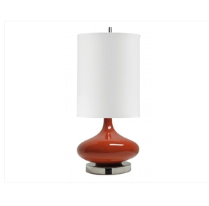 Lámpara de Mesa de Estilo Antiguo en Latón Cepillado con Pantalla de Lino de Color Blanco para Proyectos de Decoración de Hoteles y Hogares - Product Image 5