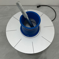 Mesa de flujo de mortero de cemento NLD-3 compatible con las normas EN ASTM UNI ISO para pruebas de fluidez de mortero, cal y yeso