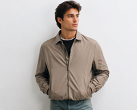 Veste légère en coton zippée coupe classique à capuche, coupe-vent respirante, grande taille, tenue décontractée