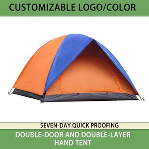 Double Tent Outdoor Double-<b>Layer</b> Two-Person Four-Season Hiking Waterproof 1000-1500Mm Polyester Eco-Friendly Lightweight - Product Image 2