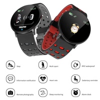 Reloj Inteligente Deportivo 119 PLUS a Prueba de Agua con Bluetooth 4.0, Pantalla de 1.44 Pulgadas, Monitor de Ritmo Cardíaco, Rastreador de Actividad Física para Niños y Niñas