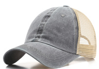 Sombreros de malla para exteriores de alta calidad superventas, sombreros de malla personalizados transpirables de verano, sombreros de conductor de camión
