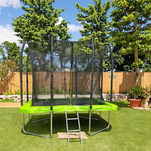 Trampoline rectangulaire Zoshine avec tapis de saut et coussin de protection en PVC, ressorts haute intensité pour adultes et enfants, jeu en plein air - Product Image 2