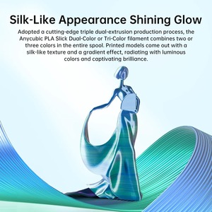 ไส้พลาสติก ANYCUBIC Silk PLA แบบสองสี/สามสี ขนาด 1.75 มม. สำหรับเครื่องพิมพ์ 3 มิติแบบ FDM สีสันสดใส วัสดุพิมพ์ 3 มิติ PLA - Product Image 3