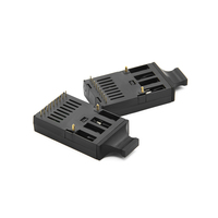 GIANTECH 1X9 Transceptor Módulo óptico 2M Puerto SC 5V Grado comercial RS232/RS422/RS485 Puerto serie a comunicación de fibra