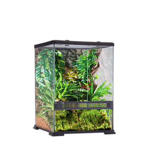 Hochwertige große Reptilien gehäuse Chamäleon käfig und bärtiger Drachen Terrarium Glas Reptilien Fütterung stank zum Verkauf - Product Image 2