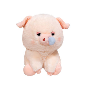 Neuankömmling Soft Pink Snotty Pig Kuscheltier Plüschtiere Puppe Kinder Geschenk Hocken Runny Nose Pig Plüsch tier - Product Image 1