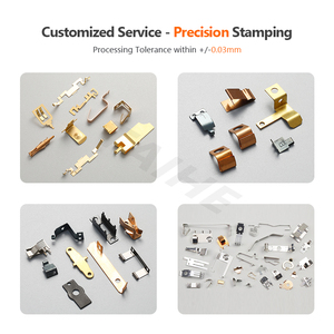 Chính xác OEM tùy chỉnh Pin địa chỉ liên lạc berili đồng thau bạc Thép không gỉ điện phẳng kim loại lÁ mùa xuân clip phần - Product Image 3