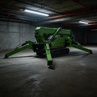 Guindaste Aranha RST L-713 de 14 Toneladas a Diesel com Giro Completo e Telescópico Hidráulico para Montagem de Estruturas Metálicas e Elevação de Cargas Pesadas
