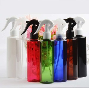 Clear plastic PET cleaning liquid detergent trigger 8oz spray bottle