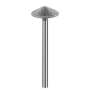 Aguja de pulido de diamante AireShield, abrasivo cónico fino-mediano para amoladora de troqueles y almohadillas de pulido - Product Image 1