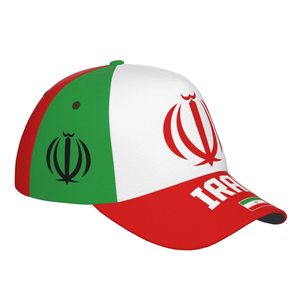Iran Iran Mũ Người Hâm Mộ Bóng Đá Màu Cờ Xứ Wales Mũ Lưỡi Trai Thêu Tùy Chỉnh Mũ Lưới Bóng Chày Cổ Vũ - Product Image 3