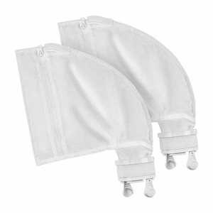 Sac filtrant de remplacement pour <span class=keywords><strong>robot</strong></span> nettoyeur de <span class=keywords><strong>piscine</strong></span>, sac en maille anti-feuilles avec fermeture éclair pour sac de débris de <span class=keywords><strong>robot</strong></span> nettoyeur de <span class=keywords><strong>piscine</strong></span> - Product Image 1
